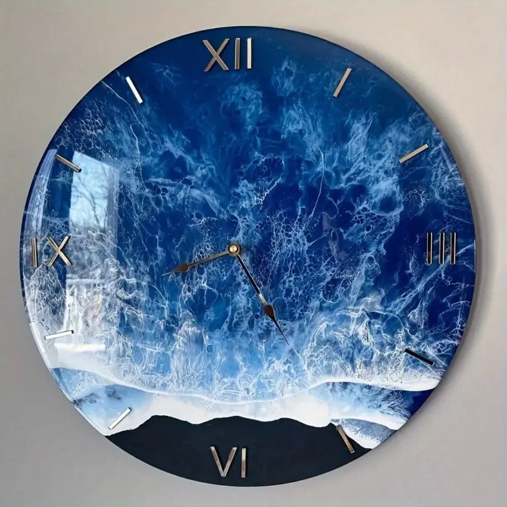 1 Set Large Round Roman Numerals Clock Silicone Mold Kit Handmade DIY Jewelry, Wall Hanging, And Home Decor With Epoxy Resin