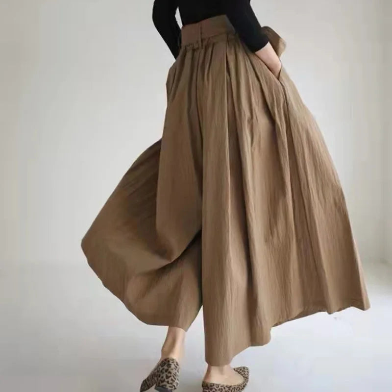 Fashionable A-Line Midi Skirt - Embrace Your 2025 Summer Glow
