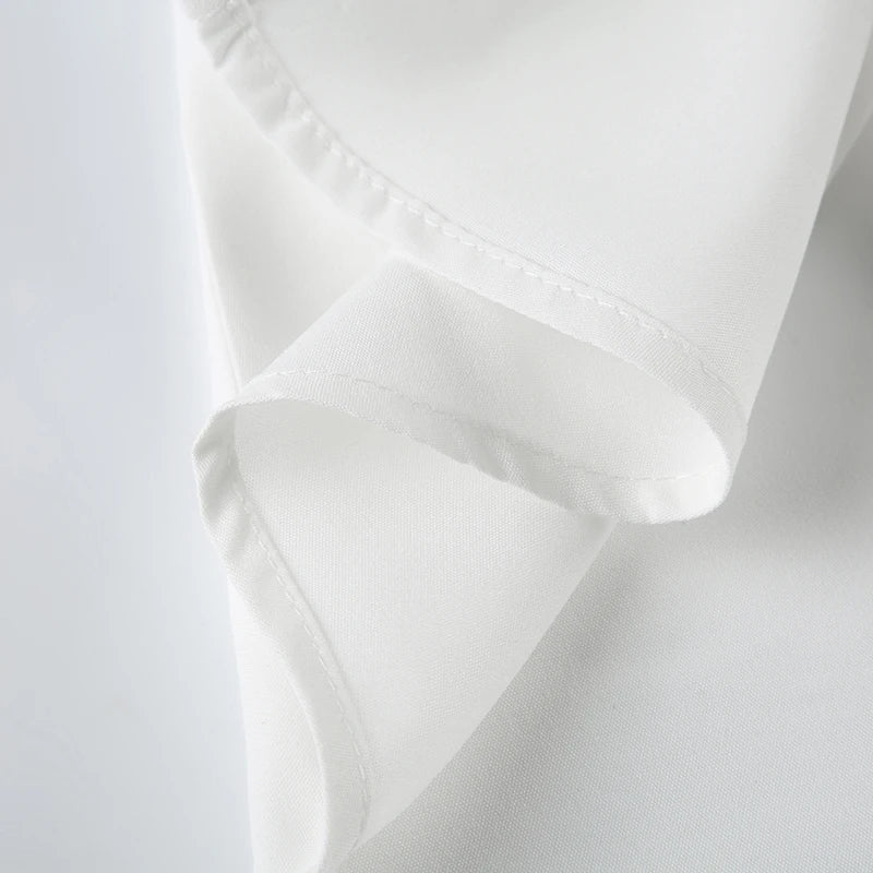Sweetown Sleeveless Backless Tie Bow Shirts For Women Single Breasted Turn Down V Neck Sexy Halter Tops Solid Summer Vacation
