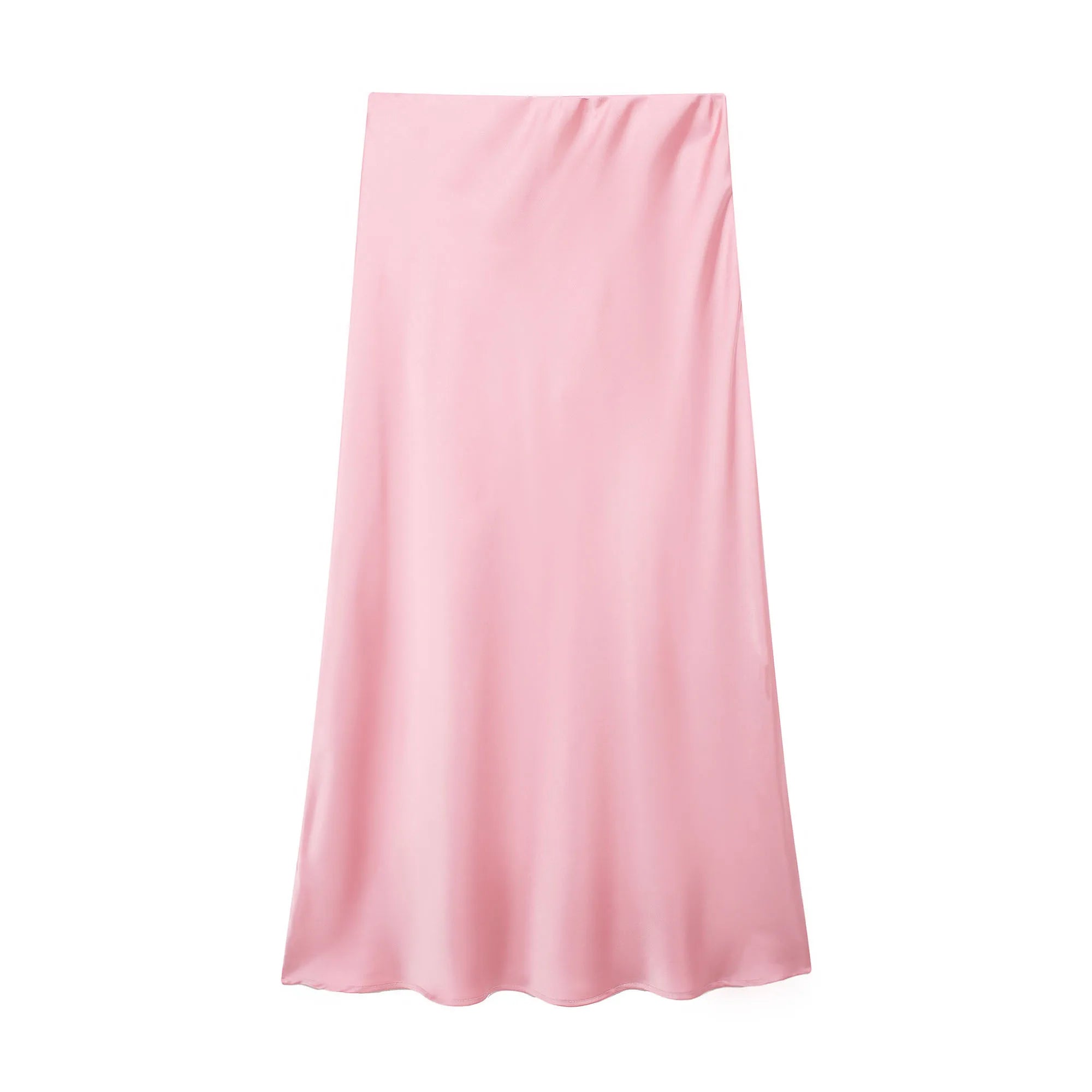 High-Waisted Satin Midi Skirt - Own Your 2025 Elegance