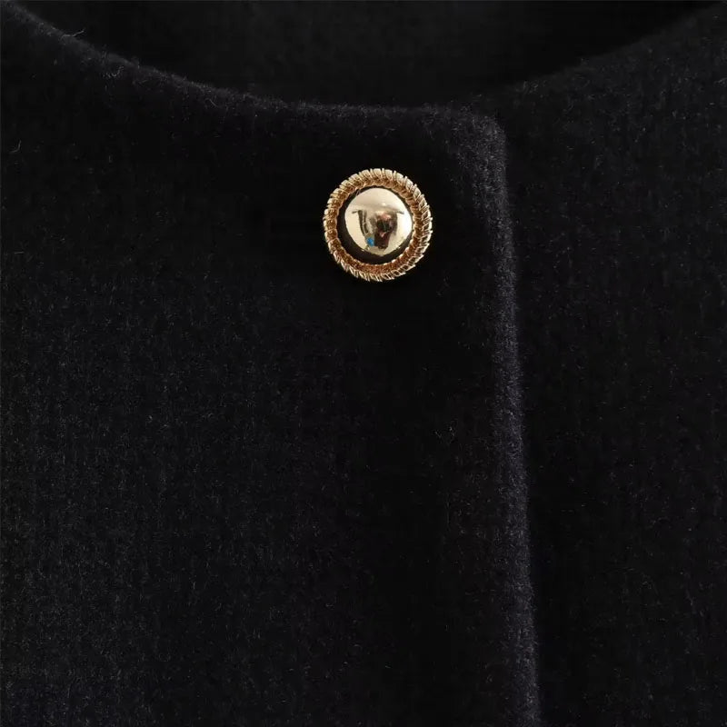 Elegant Cropped Button Jacket - Summer 2025 Chic