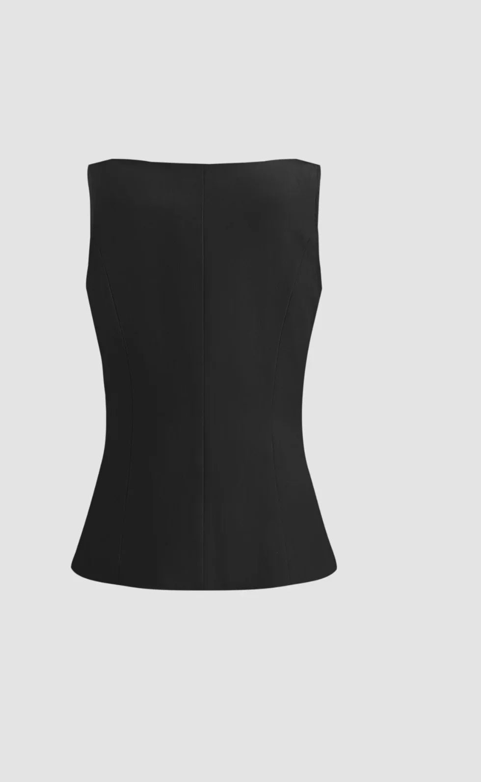 Fashionable Slim Fit Solid Color Commuter Vest for Women Comfortable Polyester Fiber Crew Neck Design Chinese Brand