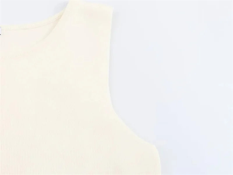 Sleek Knitted Vest - Summer 2025 Elegance