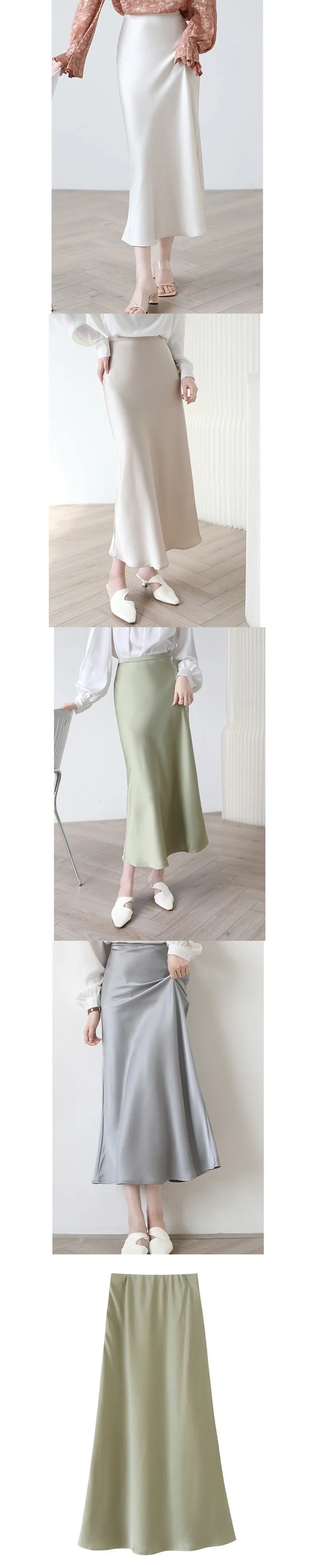 French Three-Acid Silk Purple Skirt - Radiate Elegance
