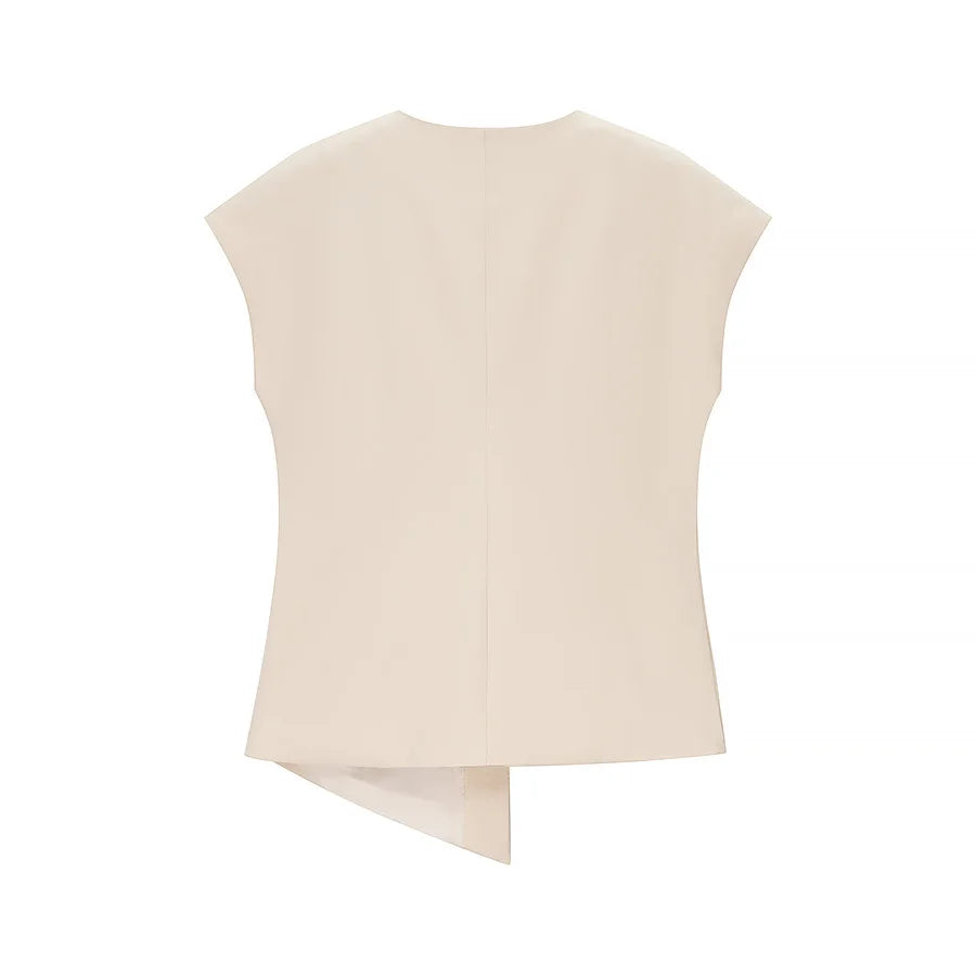 Chic V-Neck Vest &amp; Pant Set - Summer 2025 Glam