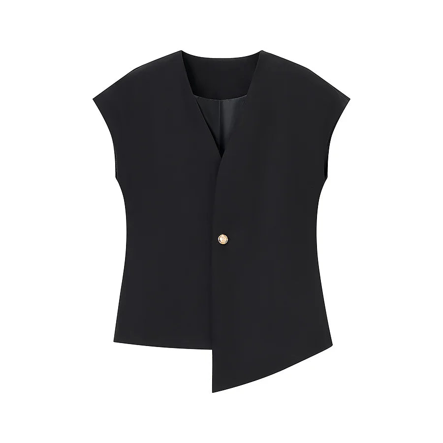 Chic V-Neck Vest &amp; Pant Set - Summer 2025 Glam