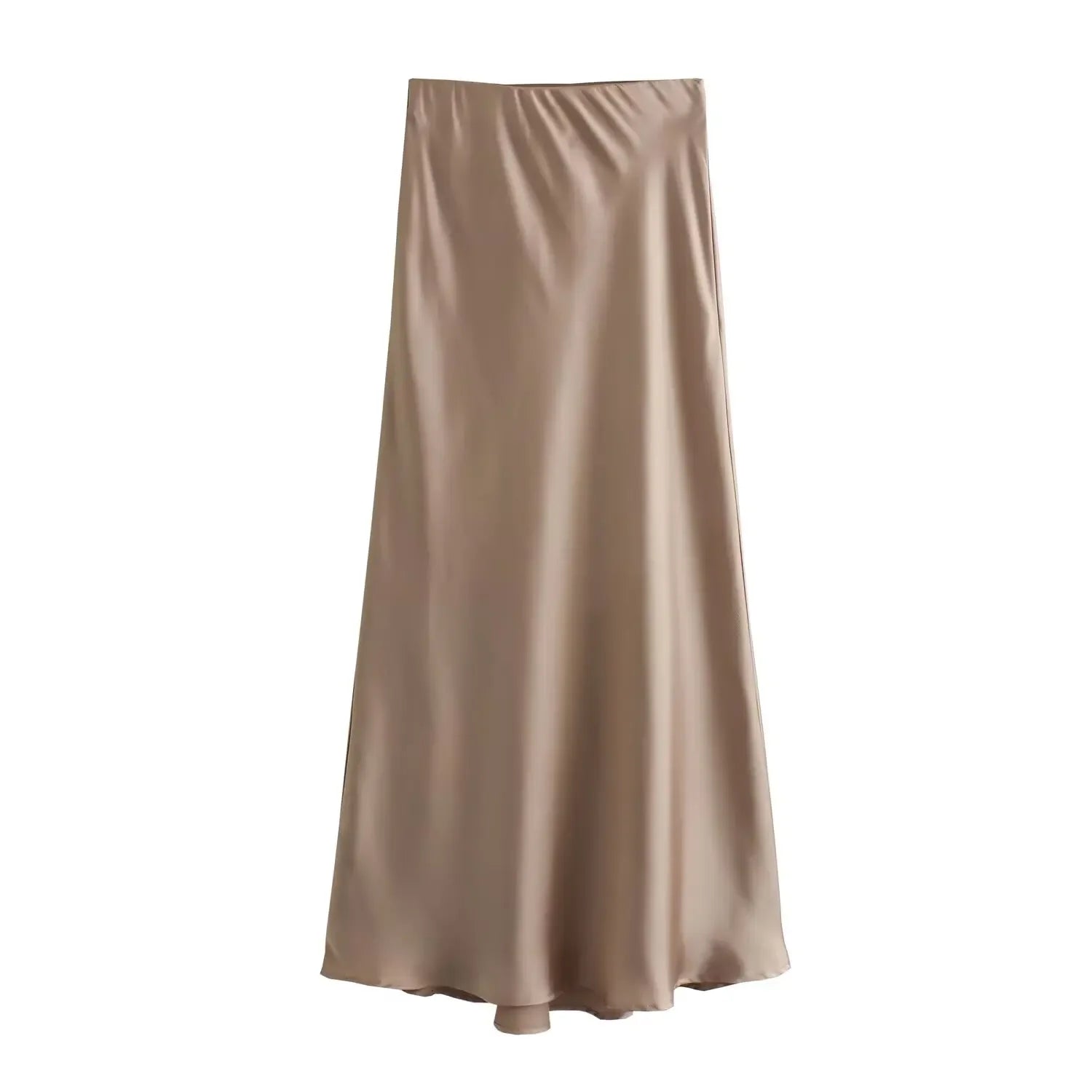 High-Waisted Satin Midi Skirt - Own Your 2025 Elegance