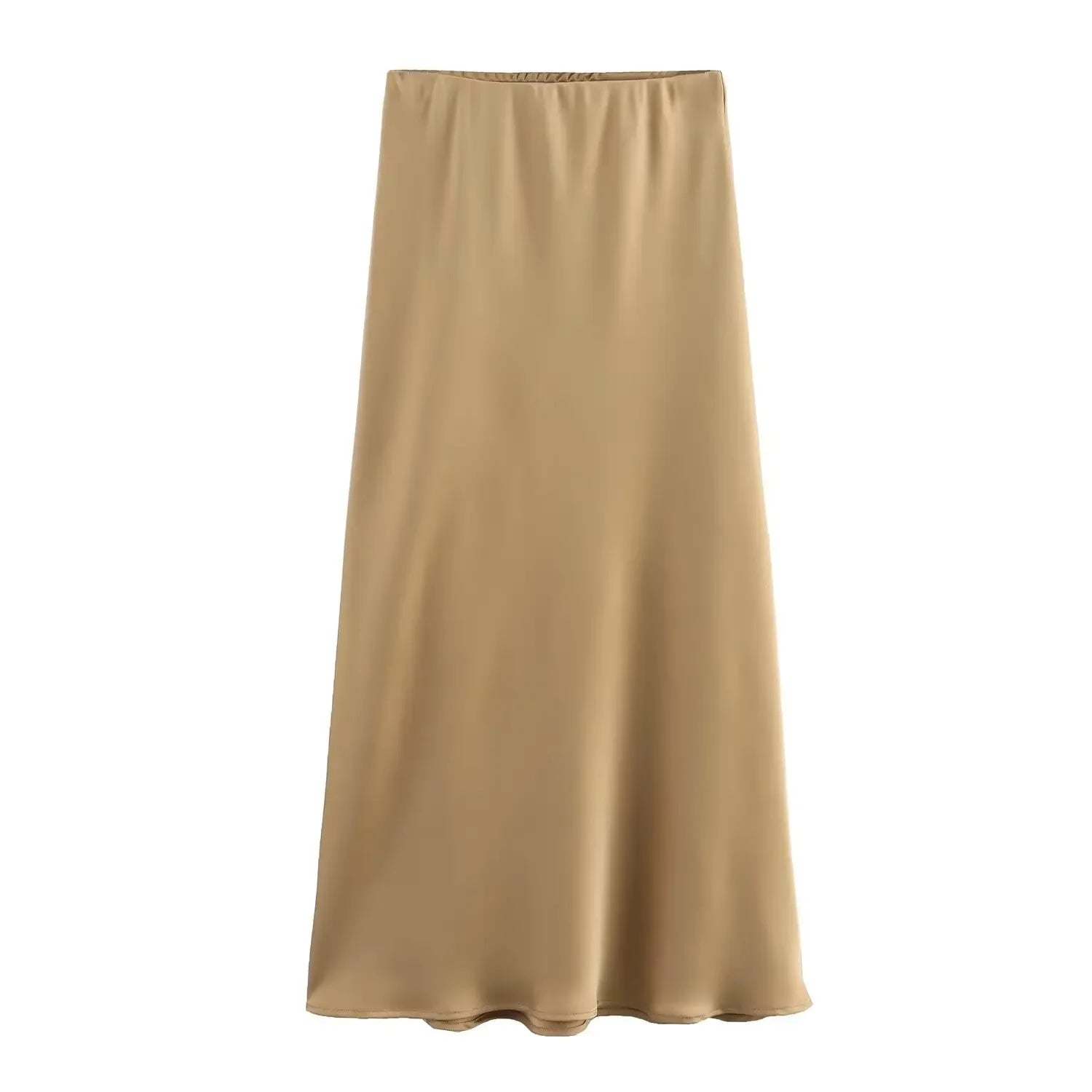 High-Waisted Satin Midi Skirt - Own Your 2025 Elegance