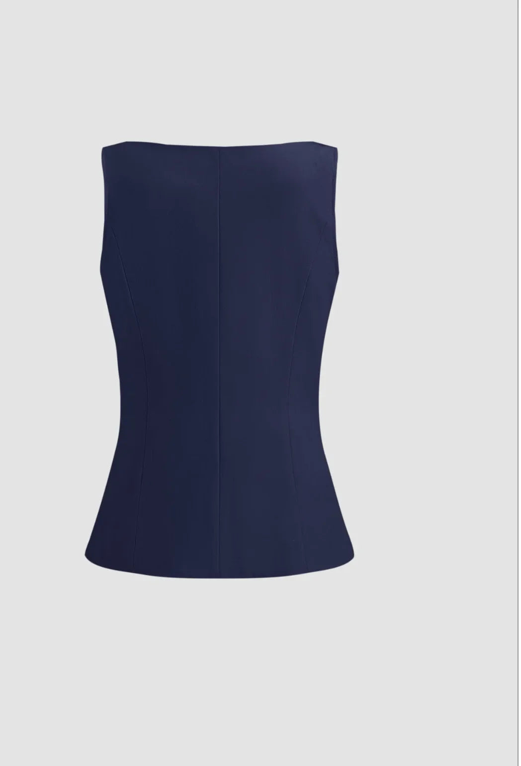 Fashionable Slim Fit Solid Color Commuter Vest for Women Comfortable Polyester Fiber Crew Neck Design Chinese Brand