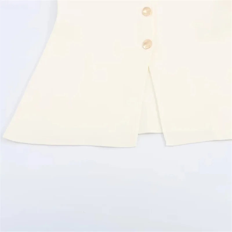 Sleek Knitted Vest - Summer 2025 Elegance