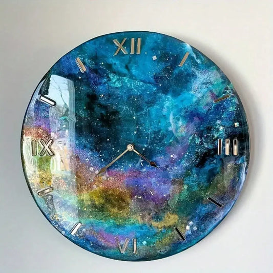 1 Set Large Round Roman Numerals Clock Silicone Mold Kit Handmade DIY Jewelry, Wall Hanging, And Home Decor With Epoxy Resin