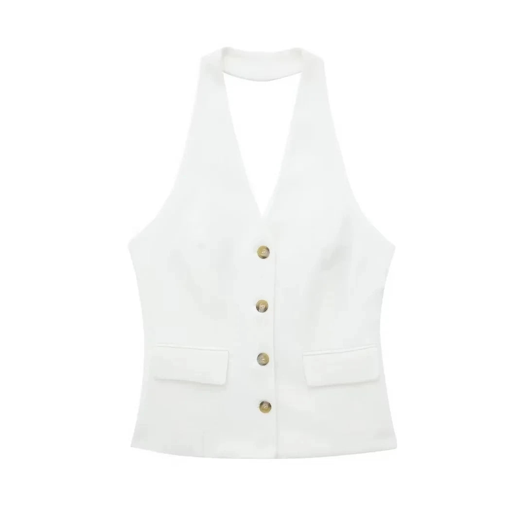 Halter Pant Suit - Summer 2025 Elegance