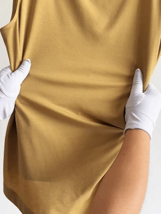Ele Pm Silk No-Sve Top Women's Regular Fit Summer Faion Twist Knot Design Slimming Garment