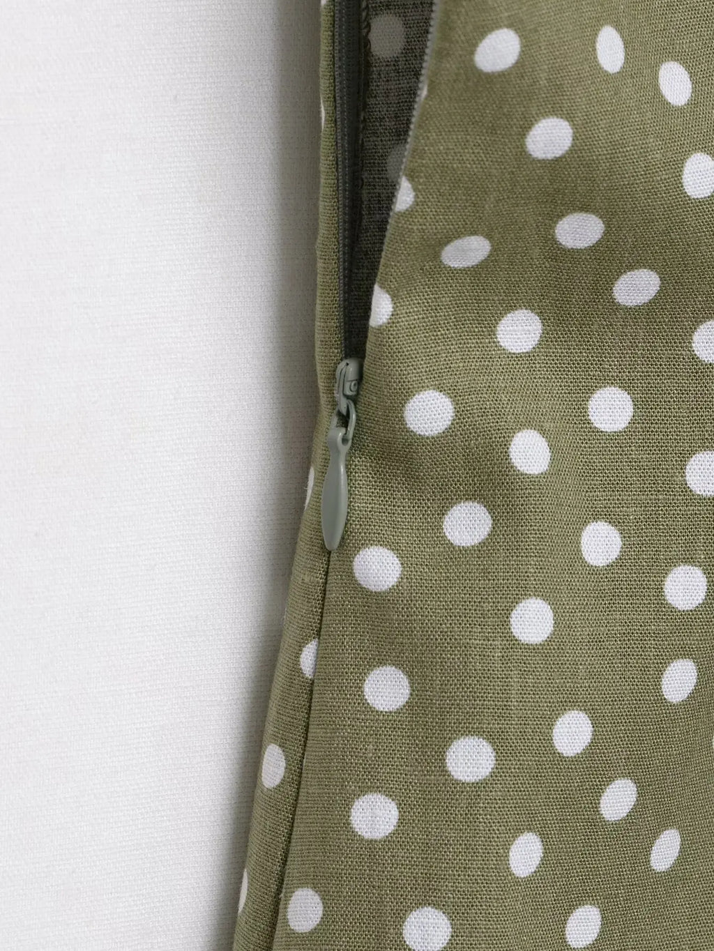 TRAF European and American style summer new fashion trend women's clothing linen polka dot round neck sling midi dress