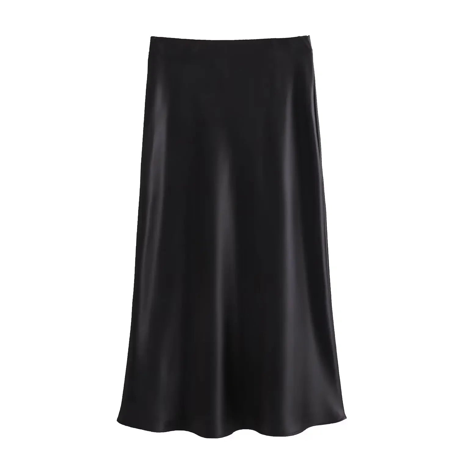 High-Waisted Satin Midi Skirt - Own Your 2025 Elegance