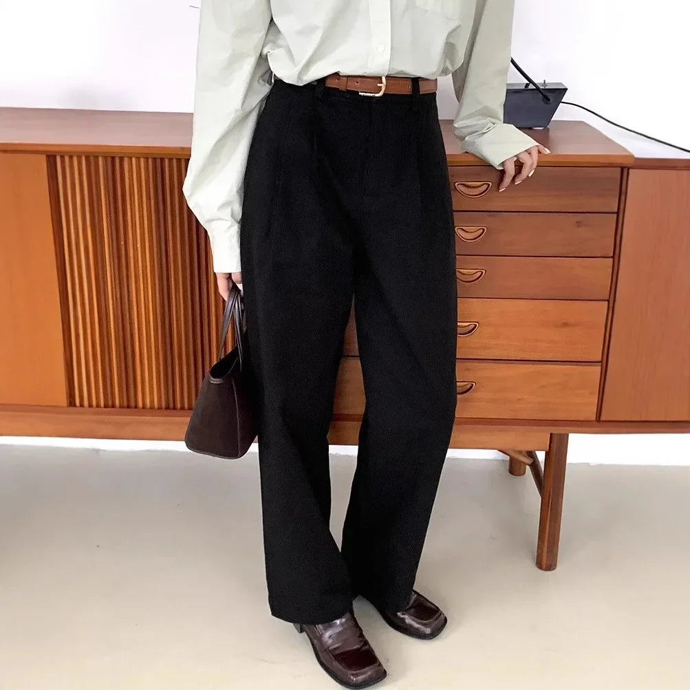 French Vintage Khaki Pants - Chic Meets Timeless