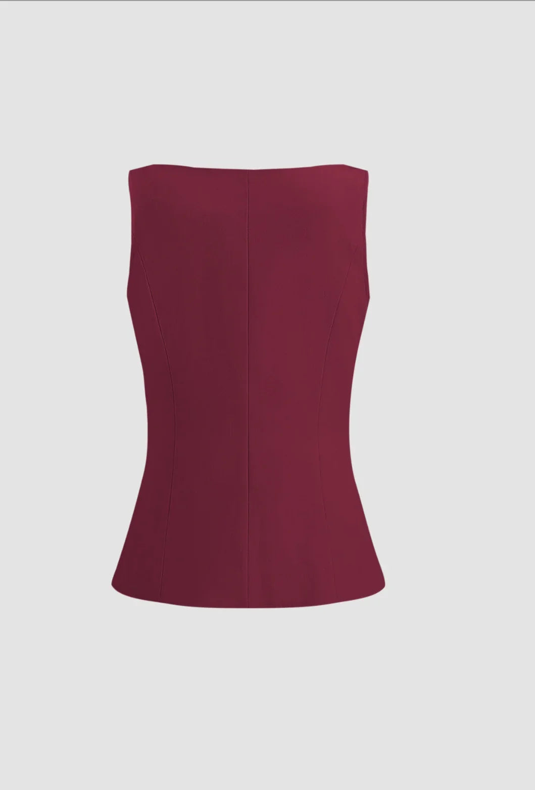 Fashionable Slim Fit Solid Color Commuter Vest for Women Comfortable Polyester Fiber Crew Neck Design Chinese Brand