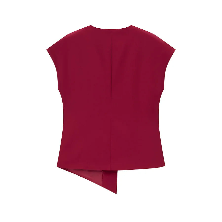Chic V-Neck Vest &amp; Pant Set - Summer 2025 Glam