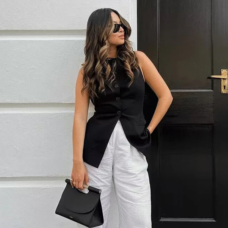 Tailored Vest - Summer 2025 Elegance