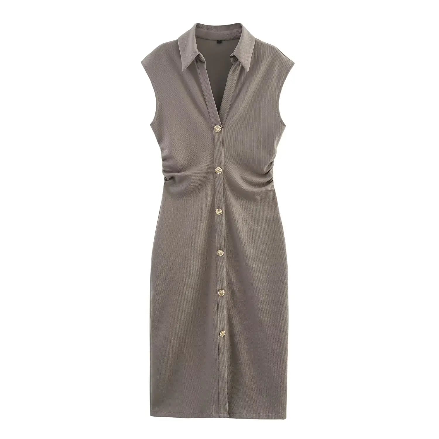 Luxe Floor-Length Shirt Dress - Summer 2025 Glam