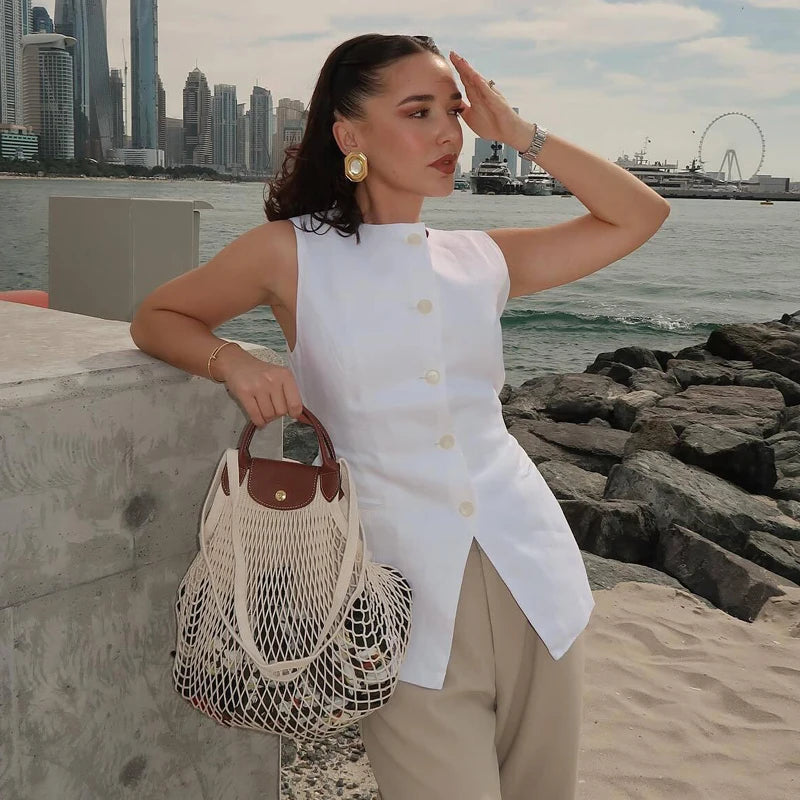 Tailored Vest - Summer 2025 Elegance