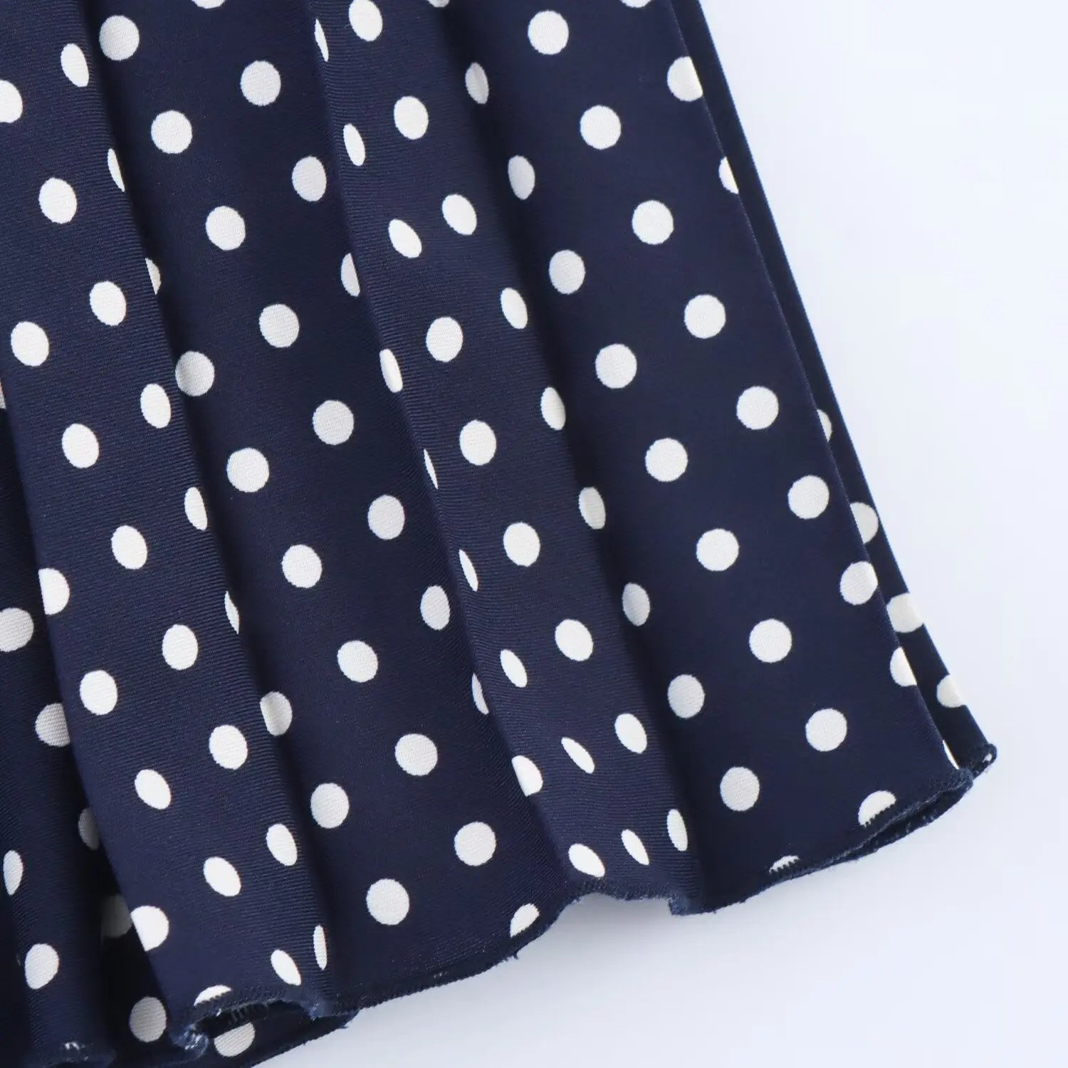 TRAF European and American style summer new fashion trend women's slim fit with belt polka dot halter neck midi dress