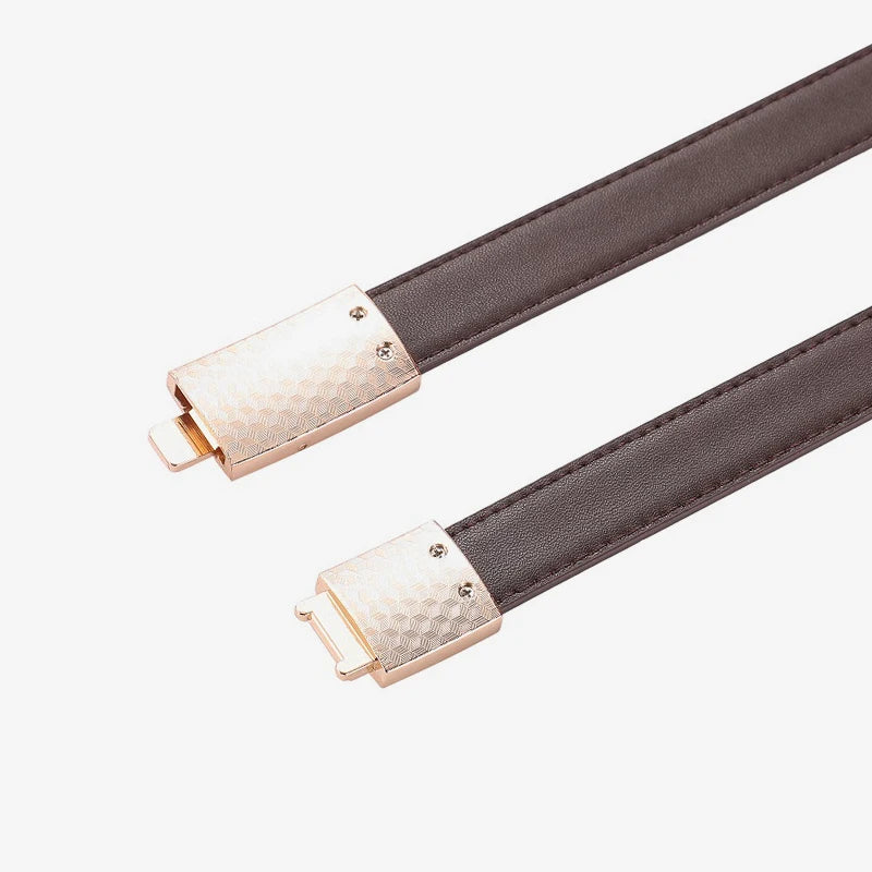 Luxury Soft Cowhide Thin Belt - Elevate Your Style