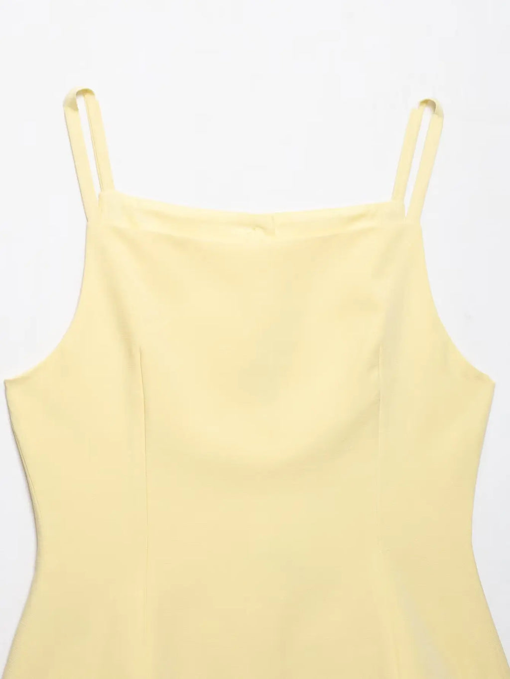 TRAFZA Women's Solid Square Collar Single Breasted Sleeveless Short Top+High Waist Zipper Side Pocket Shorts Female Slim Suits