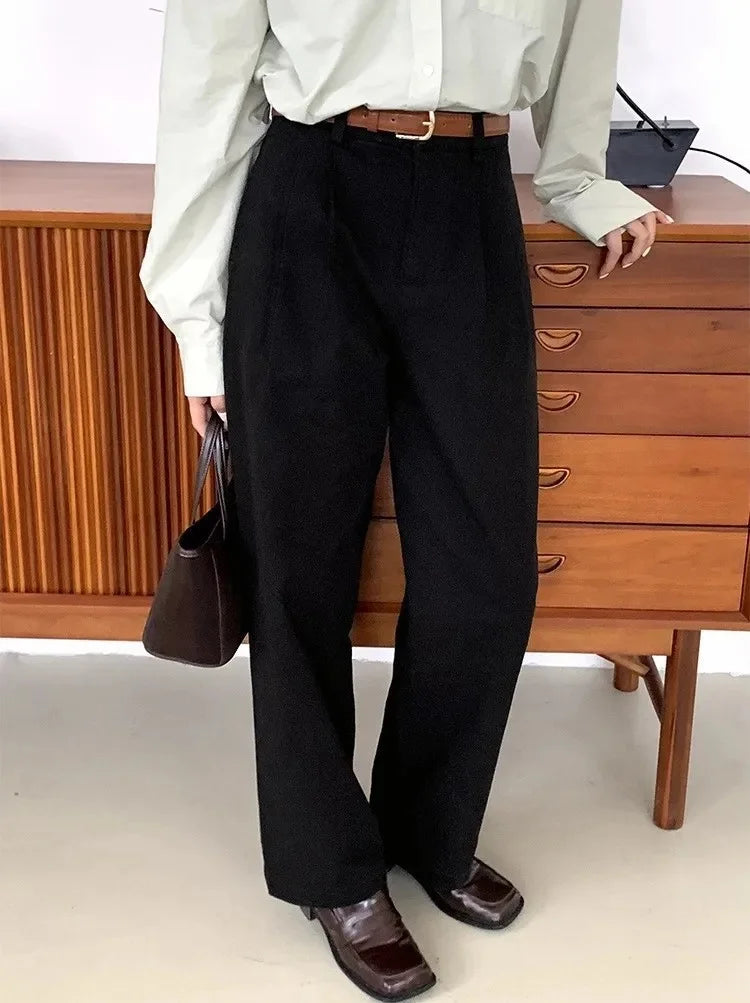 French Vintage Khaki Pants - Chic Meets Timeless