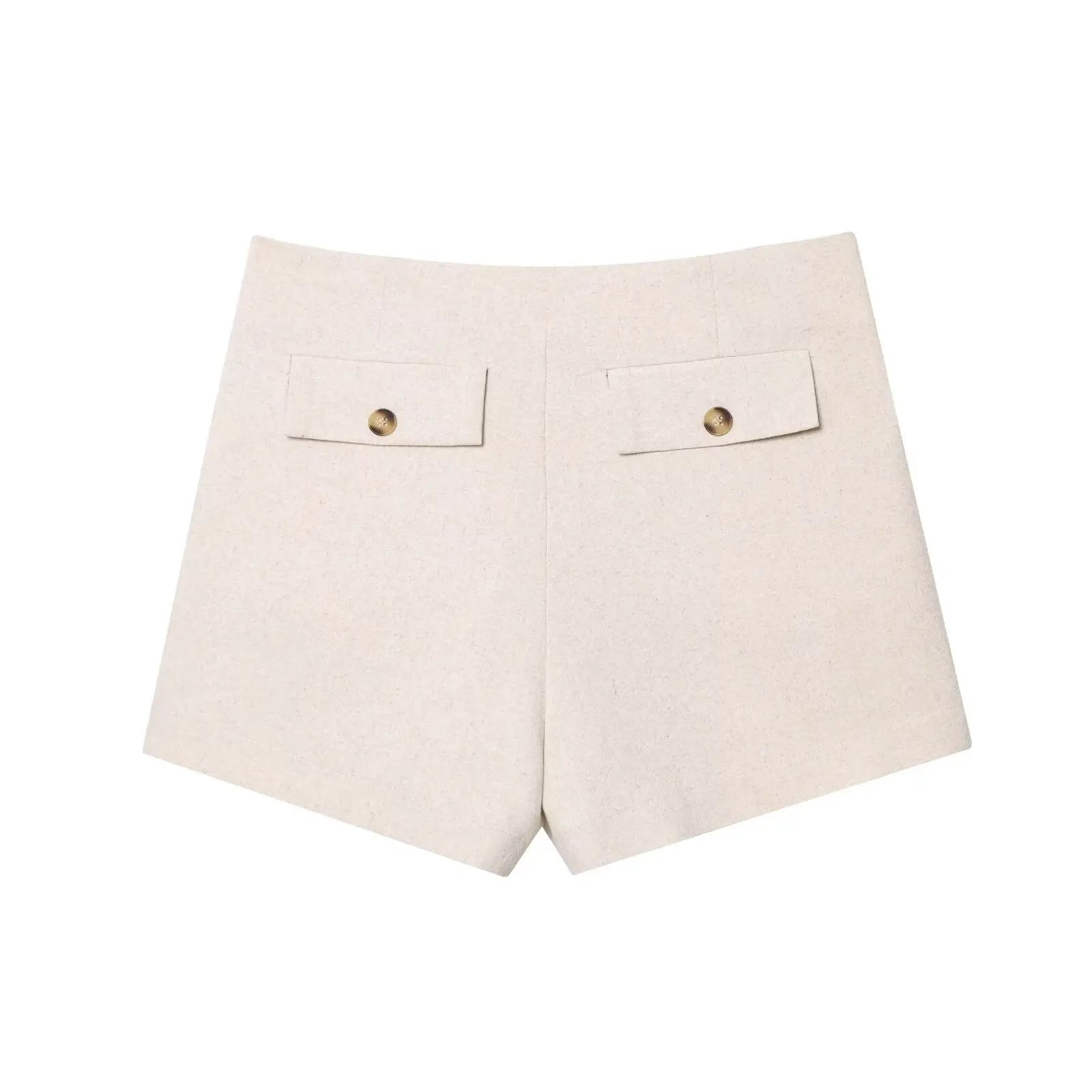 European and American style summer new women's clothing fashion blended backless halter neck vest high waist shorts suit