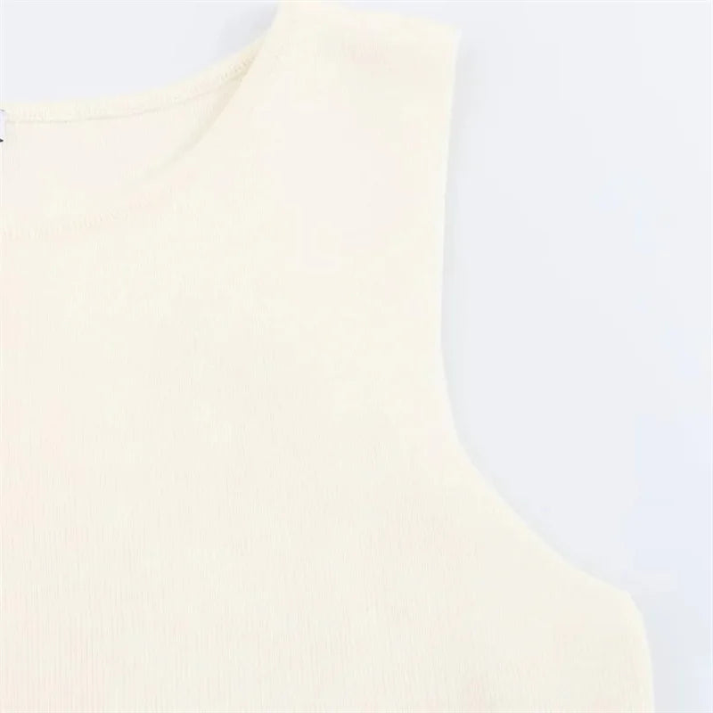 Sleek Knitted Vest - Summer 2025 Elegance