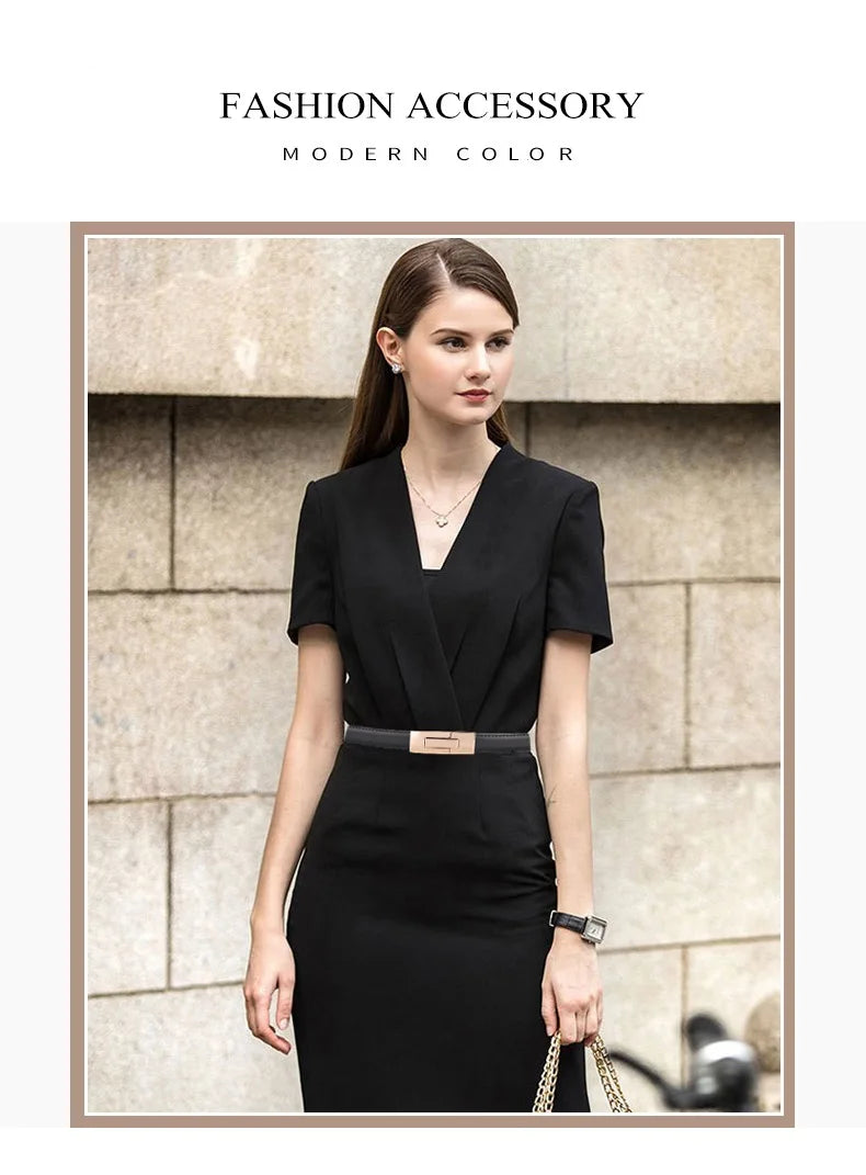 Luxury Soft Cowhide Thin Belt - Elevate Your Style