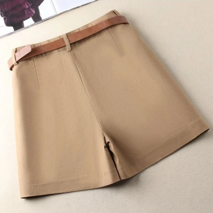 Chic High-Waist Belted Shorts - Summer 2025 Glam