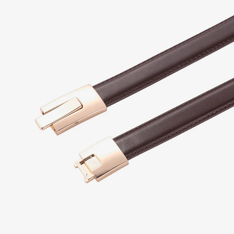 Luxury Soft Cowhide Thin Belt - Elevate Your Style