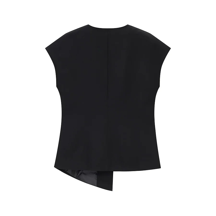 Chic V-Neck Vest &amp; Pant Set - Summer 2025 Glam