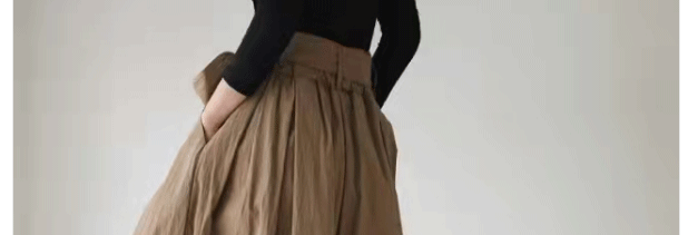 Fashionable A-Line Midi Skirt - Embrace Your 2025 Summer Glow