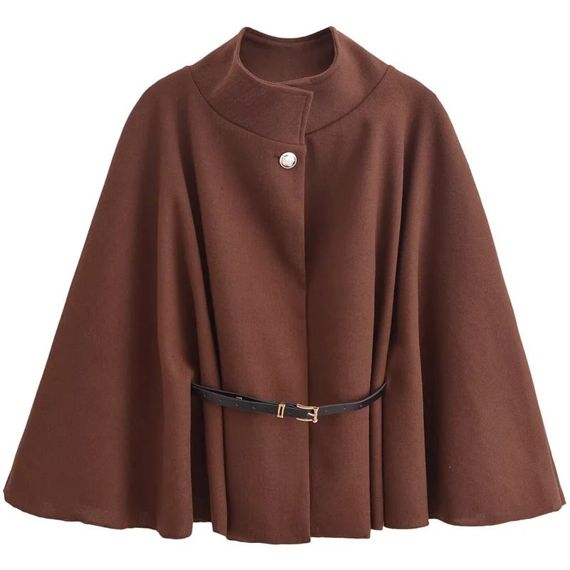 Luxe Batwing Poncho Coat - Autumn 2025 Glam
