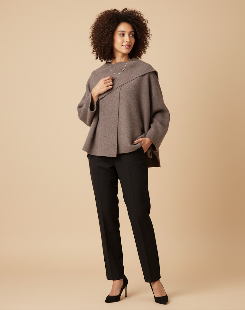 Luxe Shawl Cape Coat - Autumn 2025 Glam